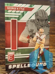 2023 Donruss Elite George Kittle #SB-GK2 Green Spellbound “I” 49ers